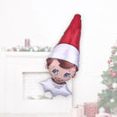 Red 38-Inches Elf Hat Christmas Balloon