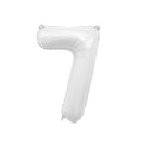 Giant White Mylar Foil Number Balloons (32 Inches)
