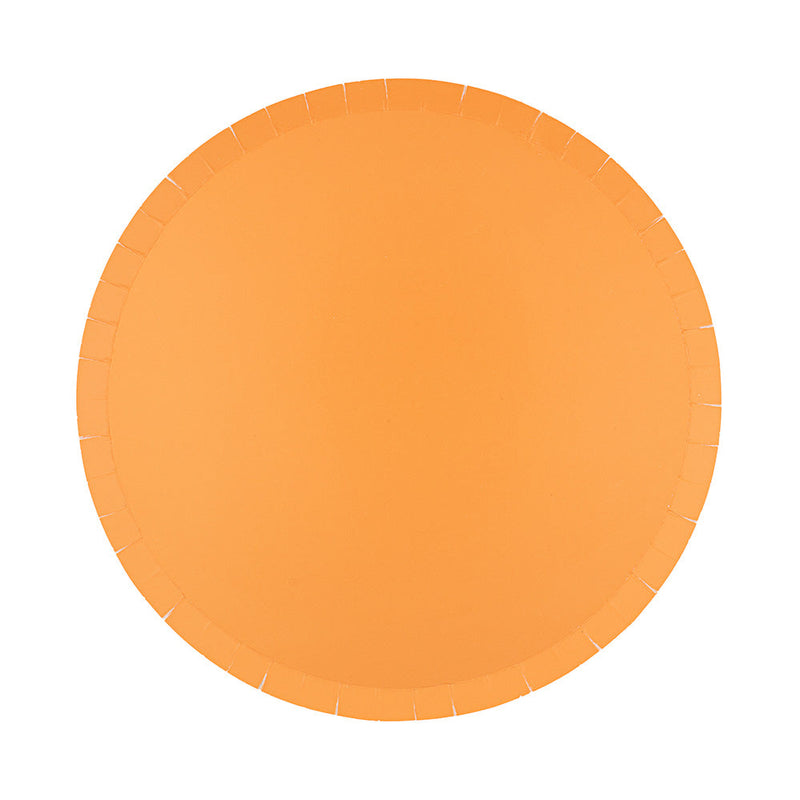 Shade Collection Apricot Dinner Plates