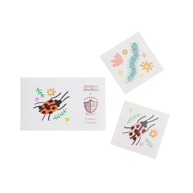 Backyard Bugs Temporary Tattoos