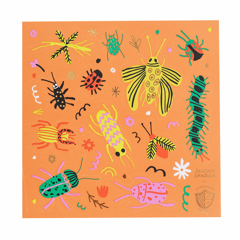 Backyard Bugs Sticker Set