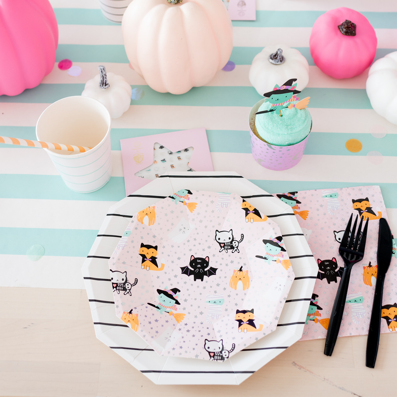 Meowloween Large Napkins Daydream Society