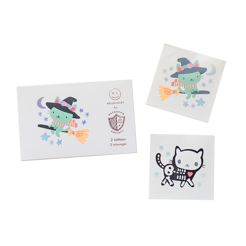 Meowloween Temporary Tattoos Daydream Society