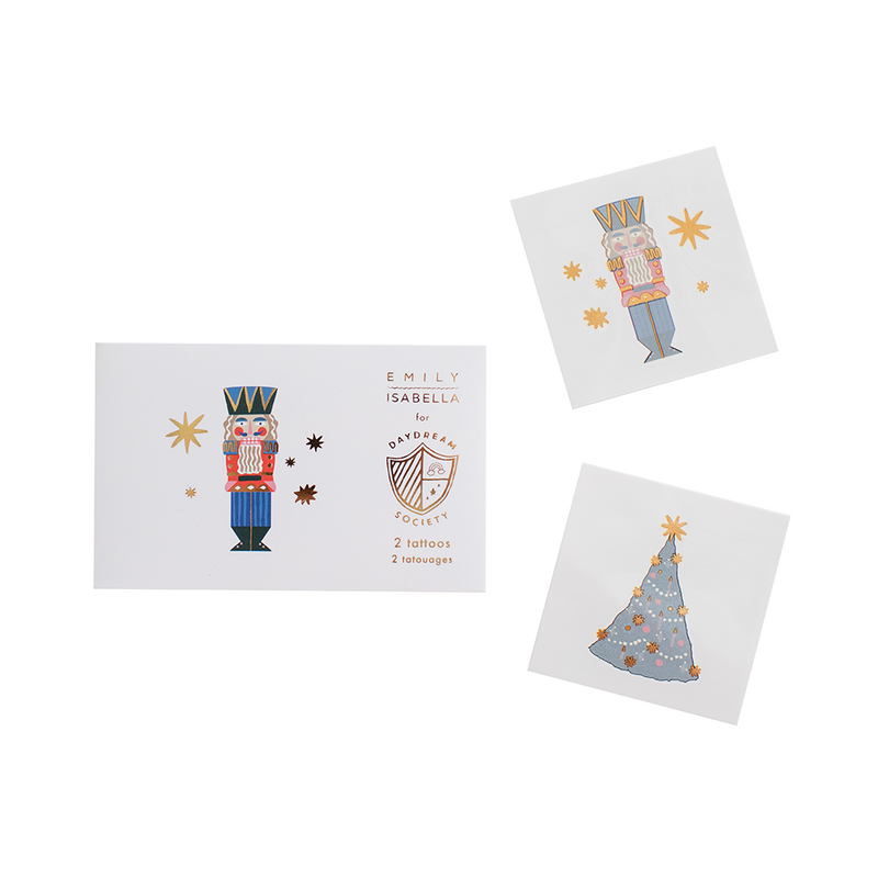 Nutcracker Temporary Tattoos