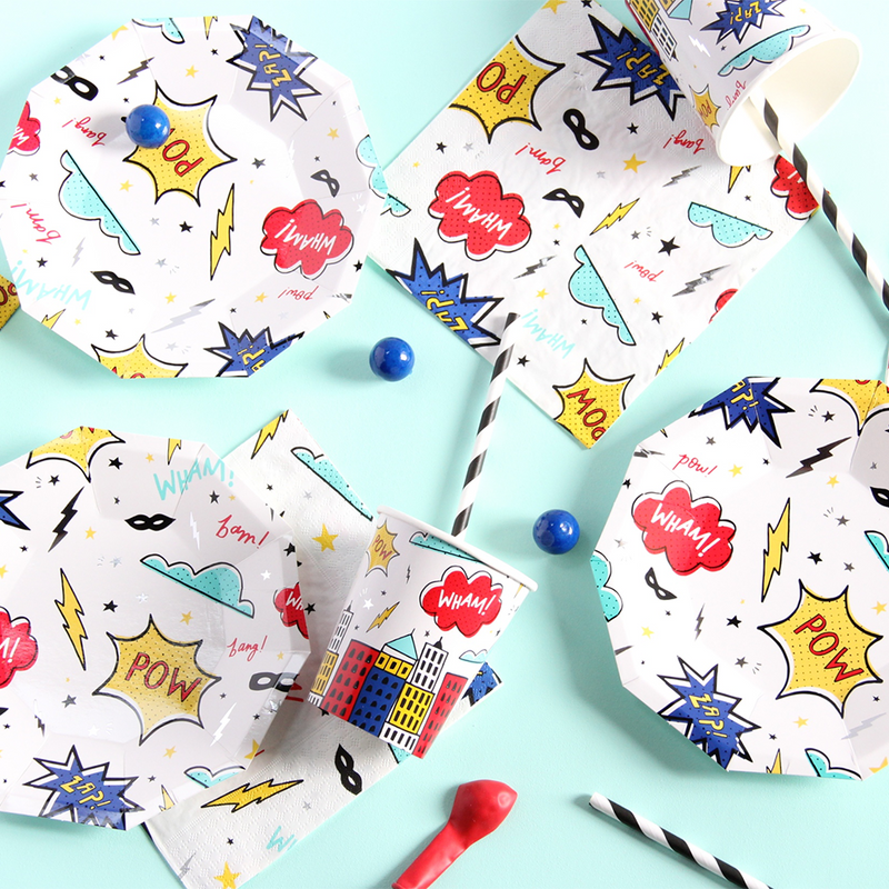 Superhero Large Napkins from Daydream Society