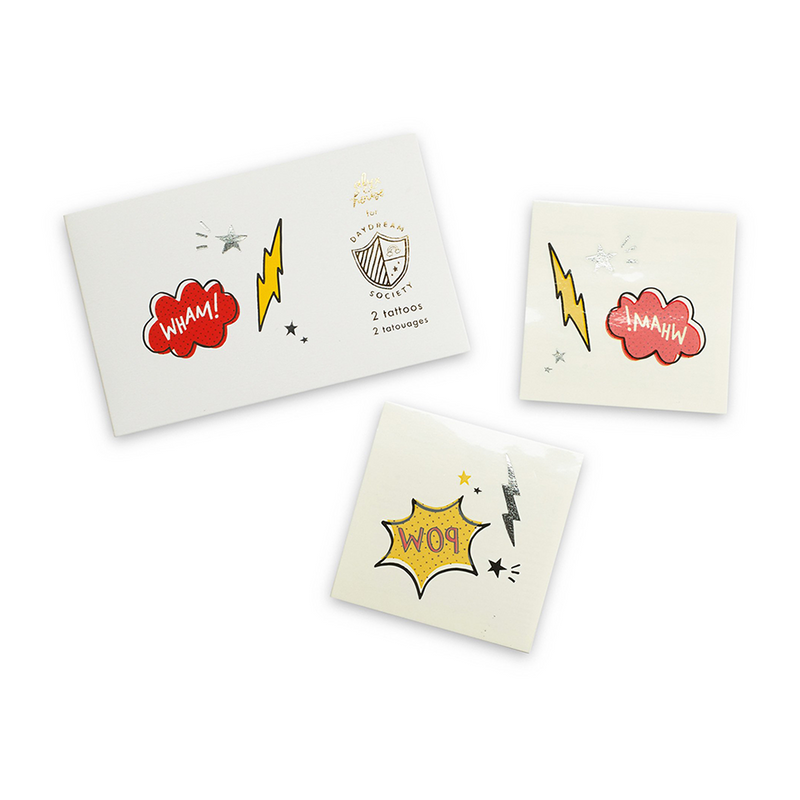 Superhero Temporary Tattoos by Daydream Society