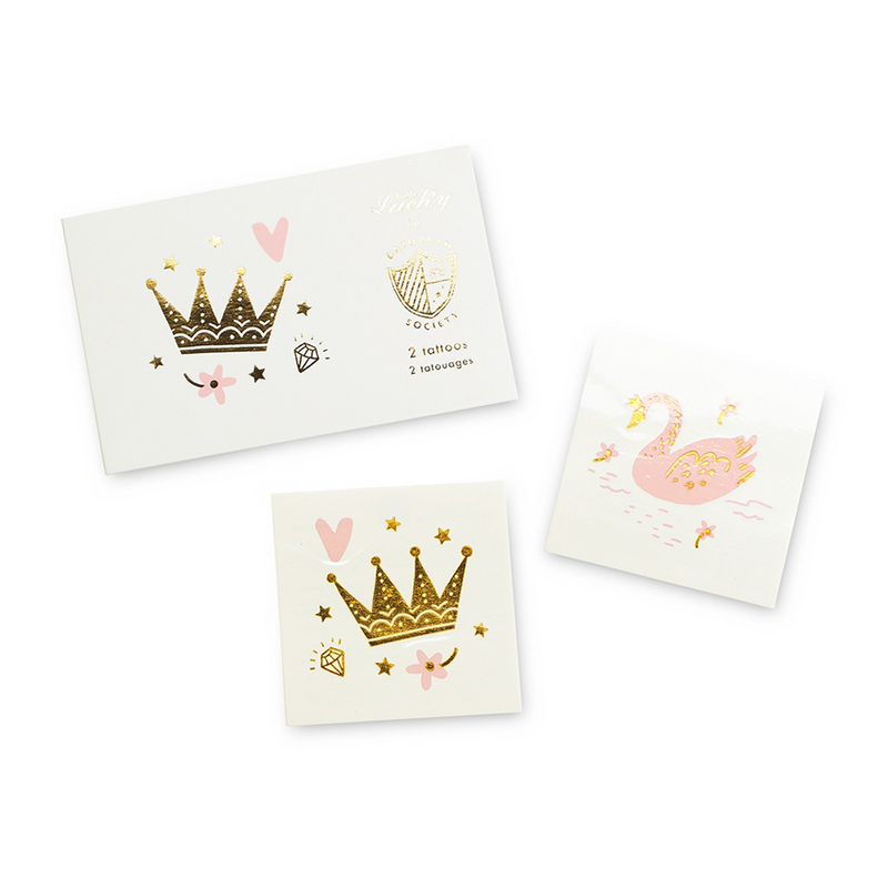 sweet princess temporary tattoos from daydream society