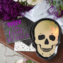 Gold Skull Dinner Plates