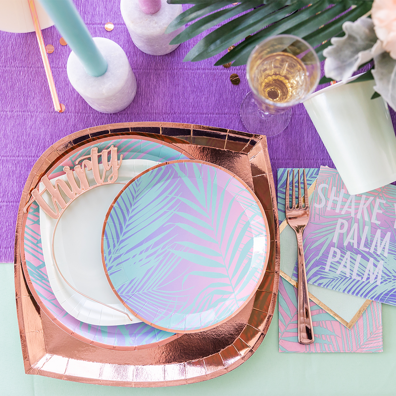 Shake Ya Palm Dessert Plates from Jollity & Co