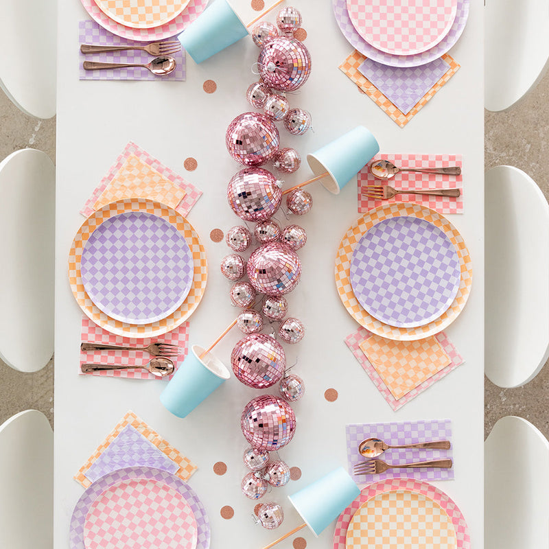 Check It! Tickle Me Pink Dessert Plates