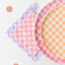 Check It! Tickle Me Pink Dinner Plates