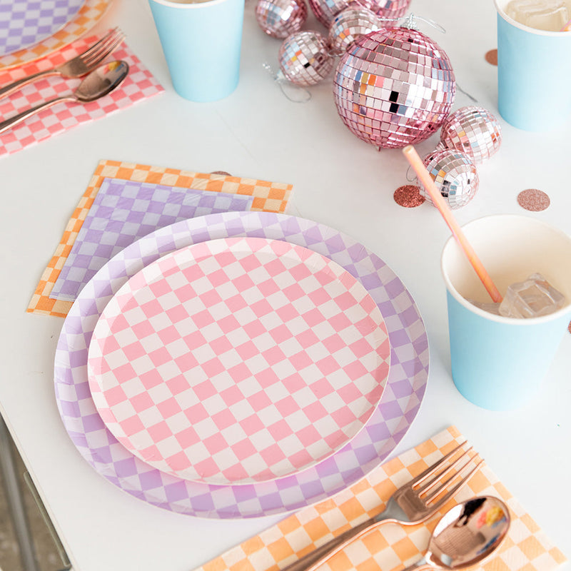 Check It! Tickle Me Pink Dessert Plates