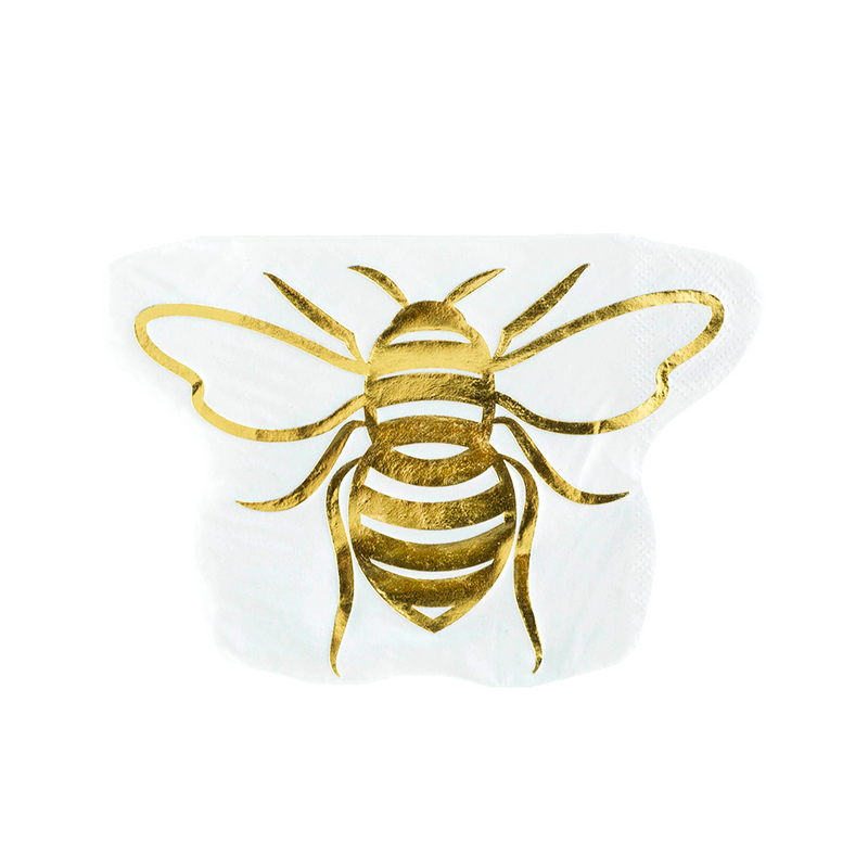 Hey Bae-Bee, Die-Cut Cocktail Napkin from Jollity & Co