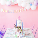 Pastel Skeleton Dinner Plates, Jollity & Co