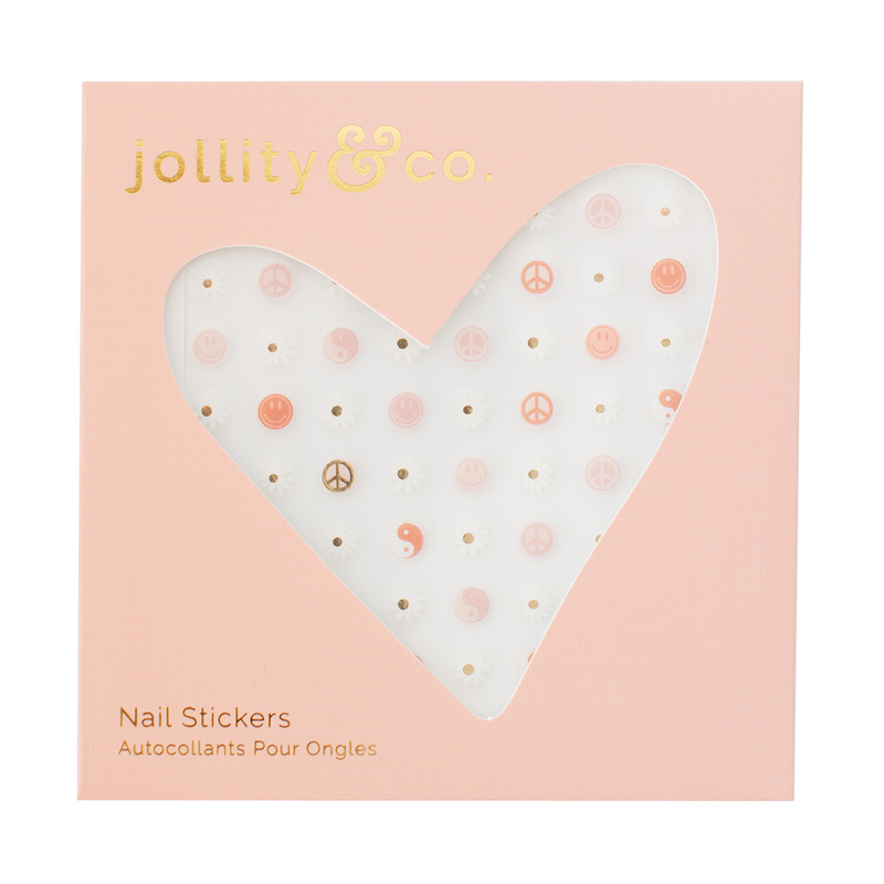 Peace & Love Nail Stickers, Jollity & Co