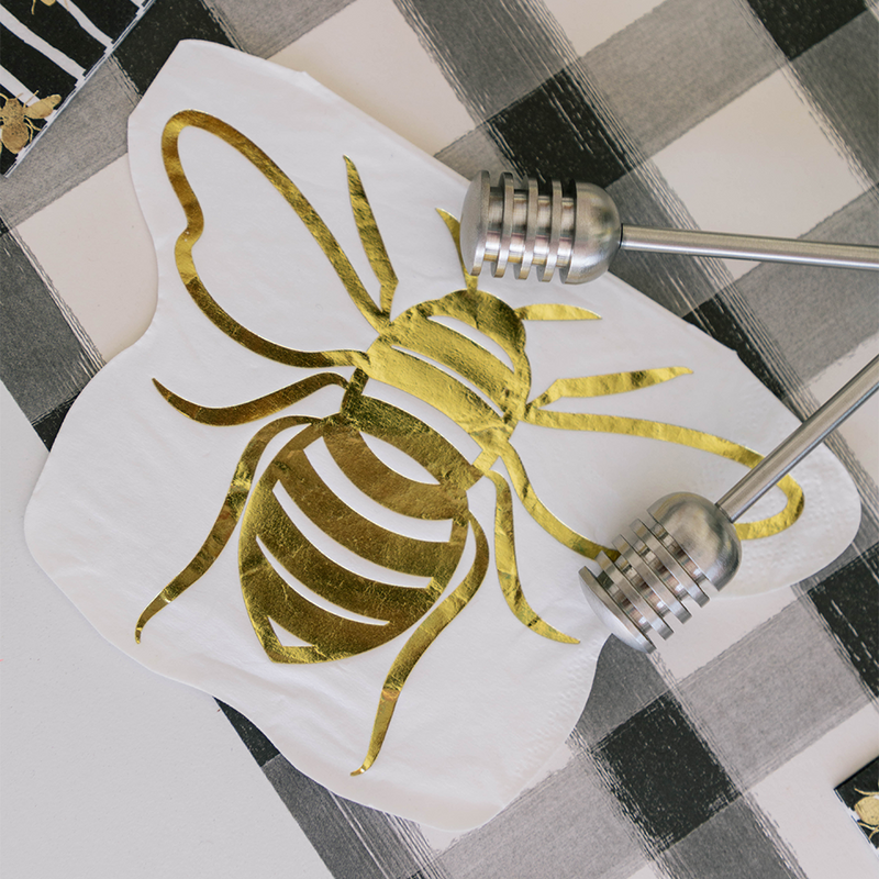 Hey, Bae-Bee Small Bee Cocktail Napkins