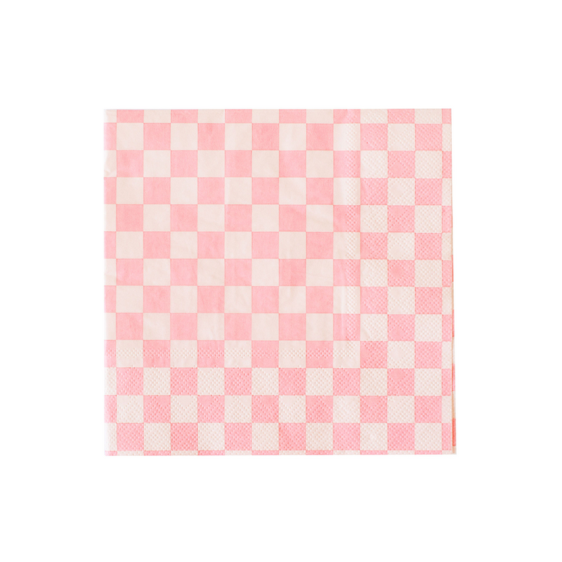 Check It! Tickle Me Pink Cocktail Napkins, Jollity & Co.