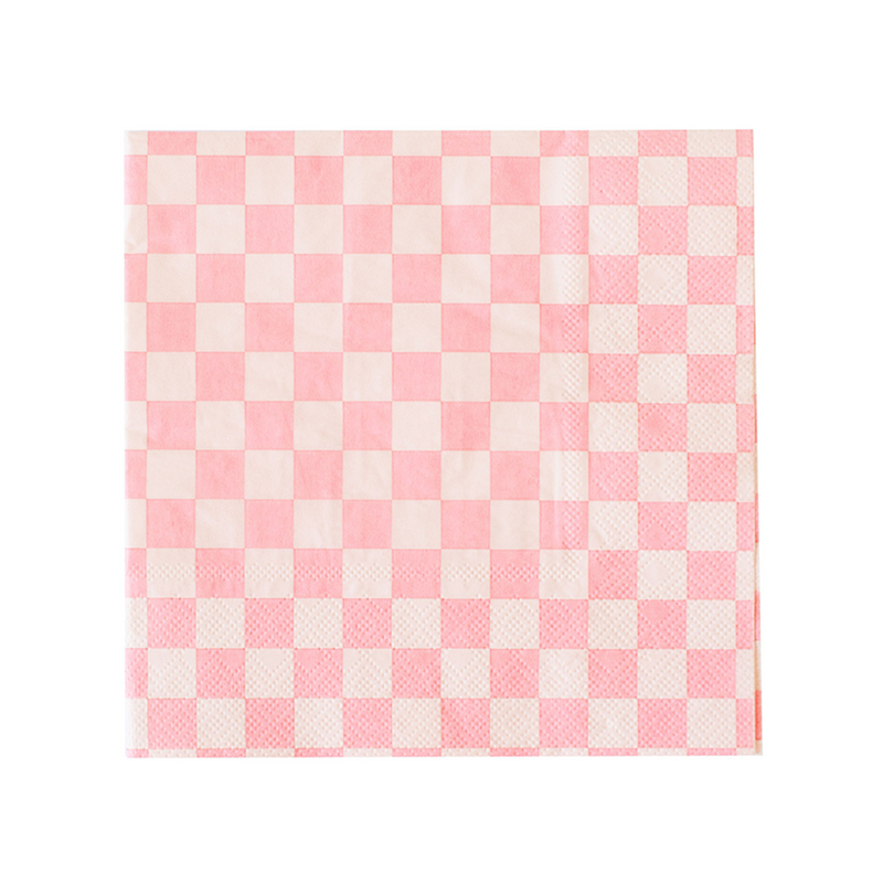 Check It! Tickle Me Pink Large Napkins, Jollity & Co.