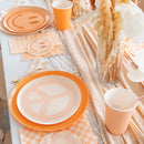 Shade Collection Apricot Dinner Plates