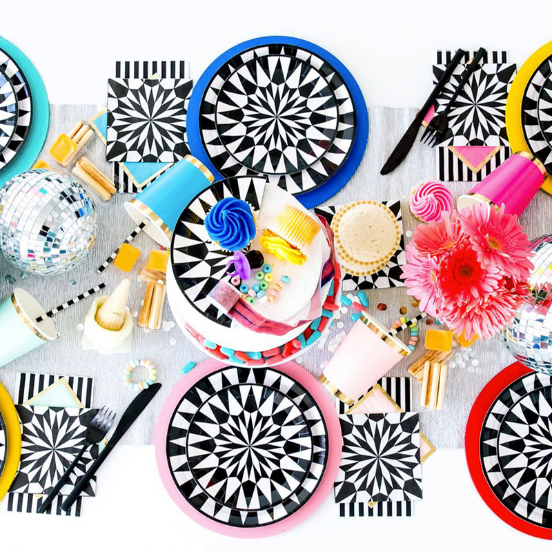 Kaleidoscope Dinner Plates from Jollity & Co