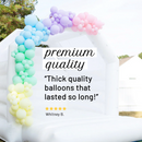 Rainbow Balloon Arch - Pastel Balloon Garland Kit