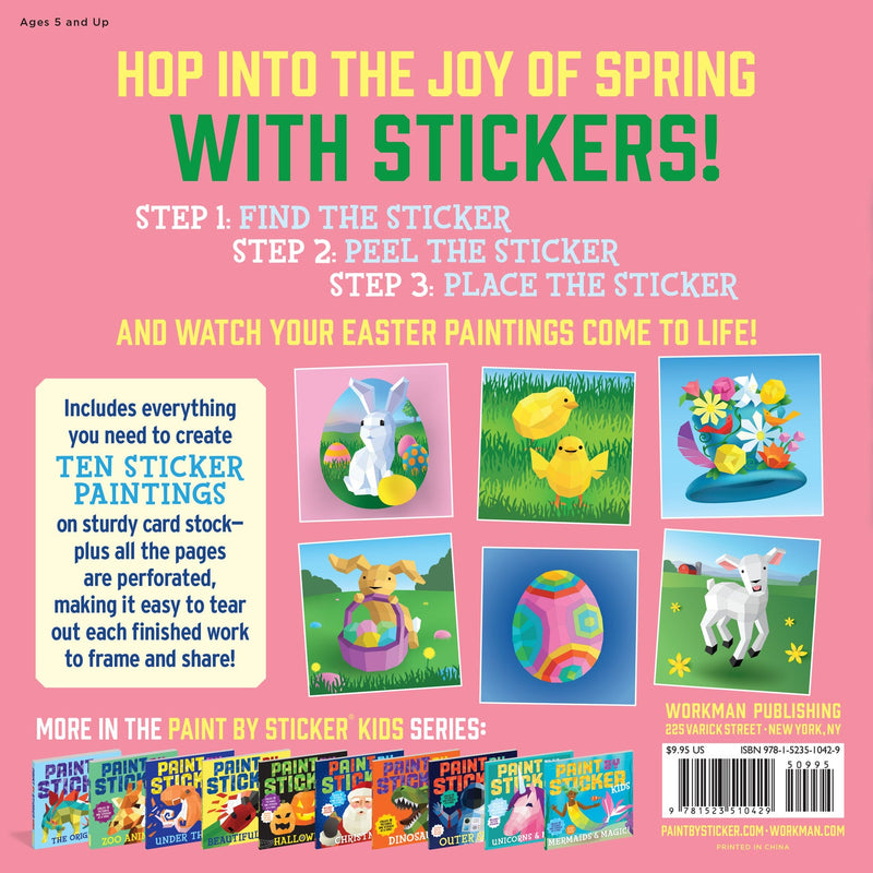 Paint by Sticker Kids: Easter: Create 10 Pictures One Sticker at a Time!