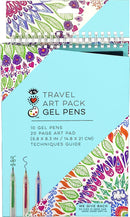 Iheartart Travel Art Pack Gel Pens All In 1 Paper Pad Drawing Set