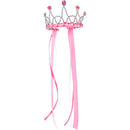 Ribbon Tiara (dark Pink)