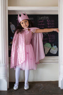 Pink Sequins Butterfly Dress & Wings (Size 5-7)