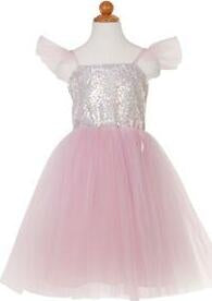 Sequins Princess Dress Silver