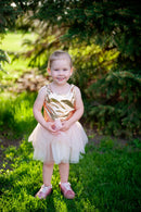 Ballet Tutu Dress Gold (Size 5-6)