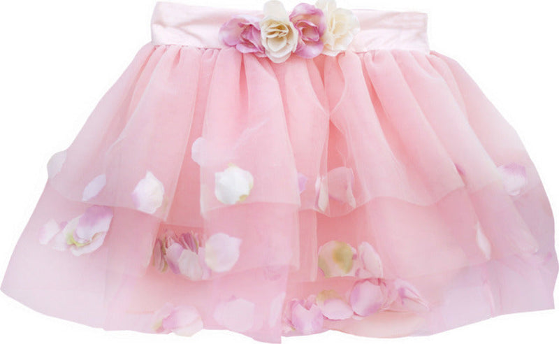 Golden Rose Petal Skirt (Size 4-6)