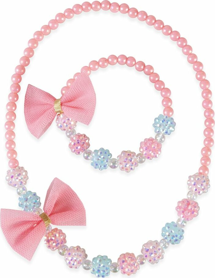 Think Pink Necklace & Bracelet Set