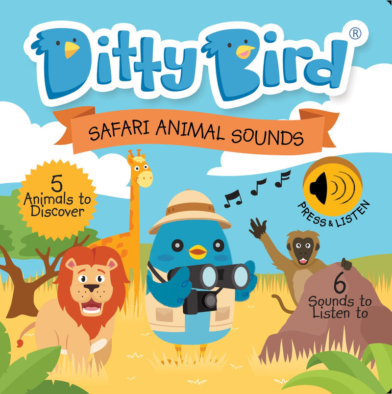 Ditty Bird Baby Sound Book: Safari Animal Sounds