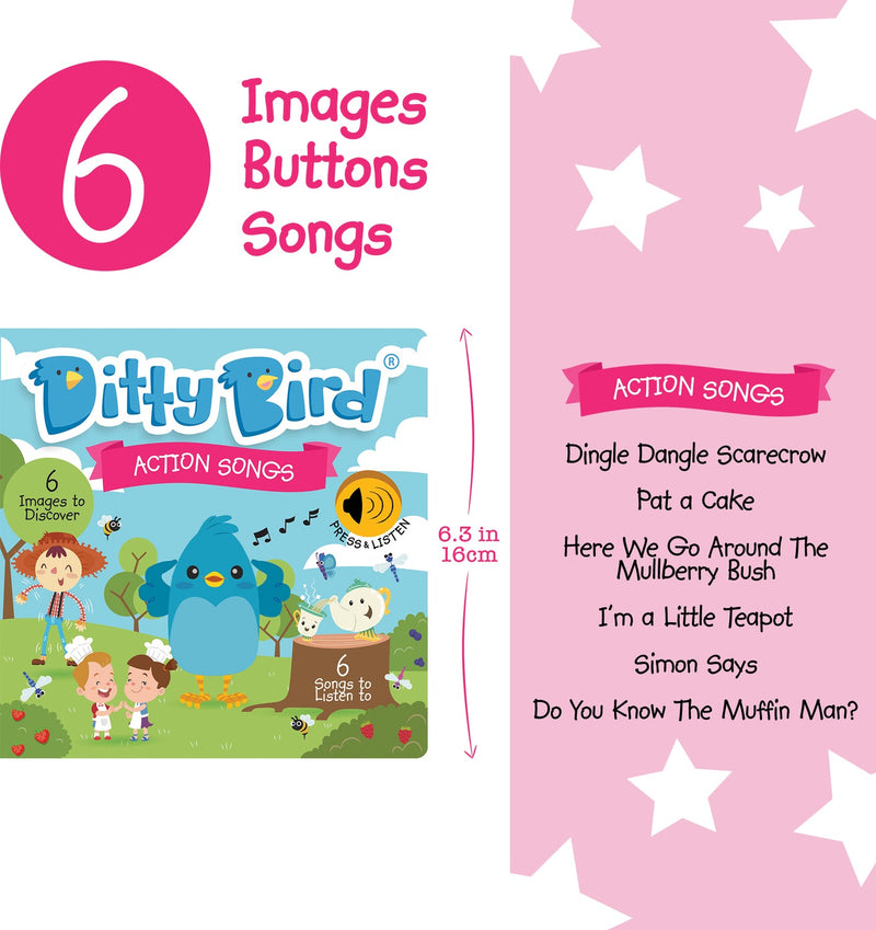 Ditty Bird Baby Sound Book: Action Songs