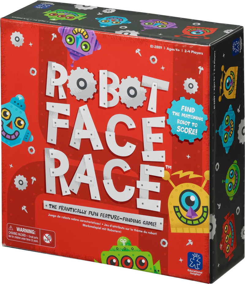 robot face race game