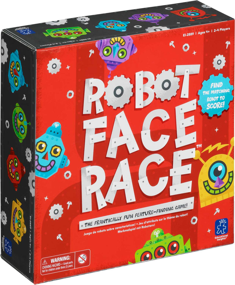 robot face race game