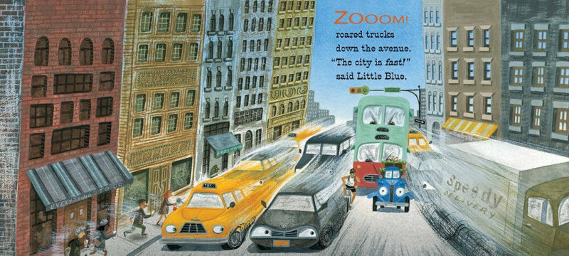 Little Blue Truck Leads the Way Board Book