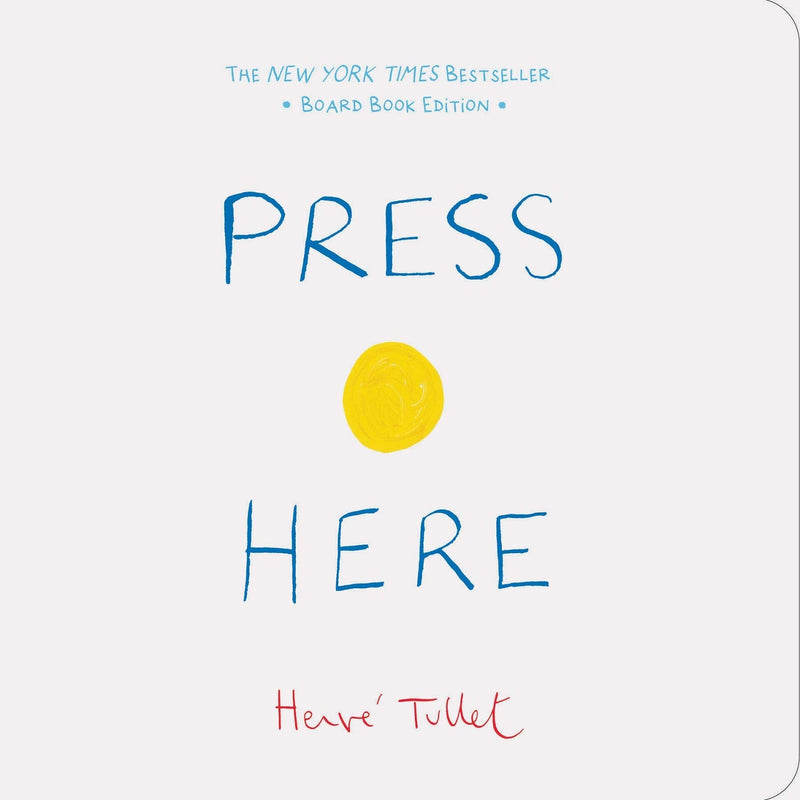 Press Here (Baby Board Book, Learning to Read Book, Toddler Board Book, Interactive Book for Kids)