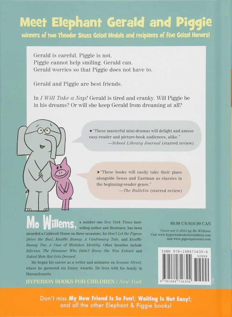 I Will Take A Nap! (An Elephant and Piggie Book)