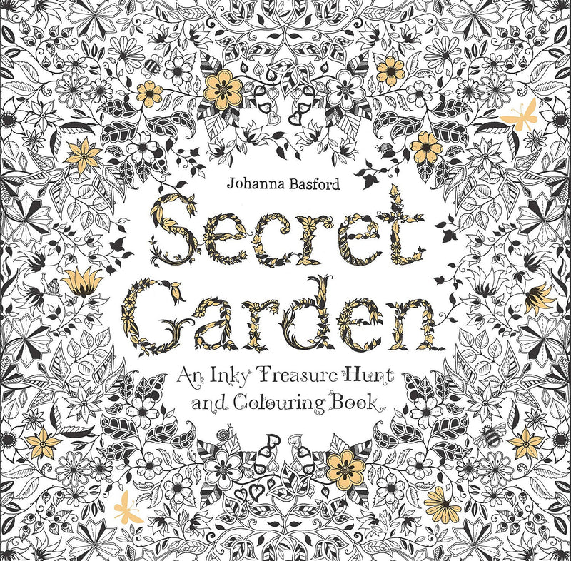 Secret Garden: An Inky Treasure Hunt and Coloring Book (For Adults, mindfulness coloring)