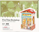 DIY Miniature House Kit - Free Time Bookshop
