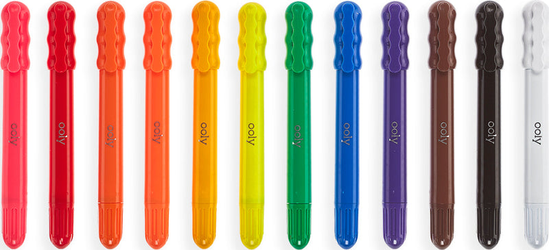 Rainy Dayz Gel Crayons (set Of 12)