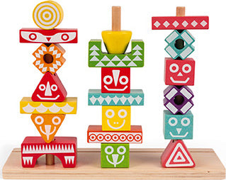 I Wood Edutotem Stackable Pieces