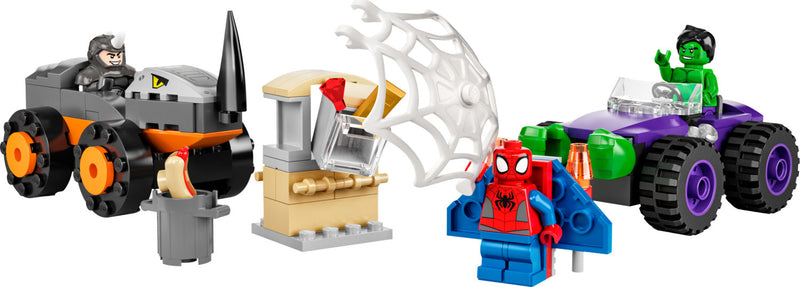 LEGO Spider-Man: Hulk vs. Rhino Truck Showdown