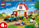 LEGO City Farm Barn & Farm Animals Toy Set