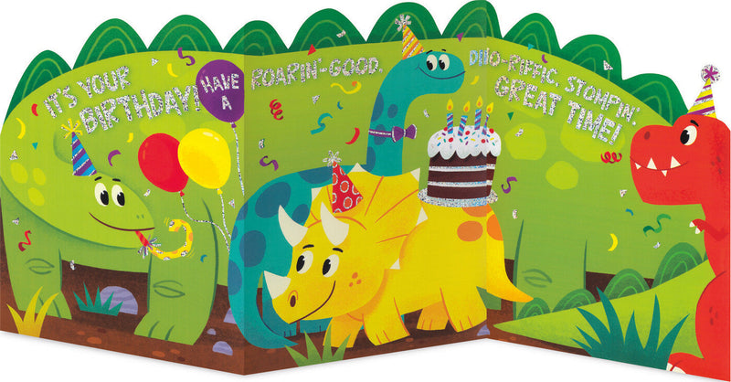 Dino Tri-Fold Card