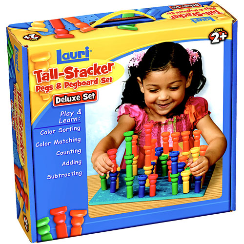 Deluxe Tall-Stacker Pegs & Pegboard Set