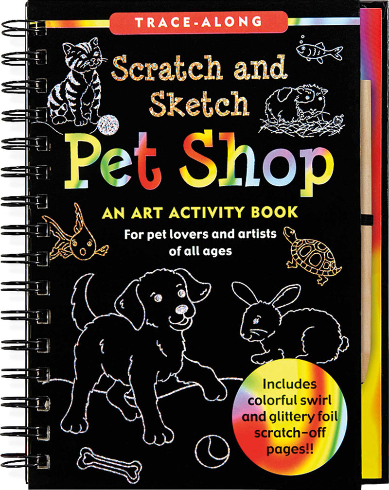 Scratch & Sketch Pet Shop (Trace-Along): An Art Activity Book