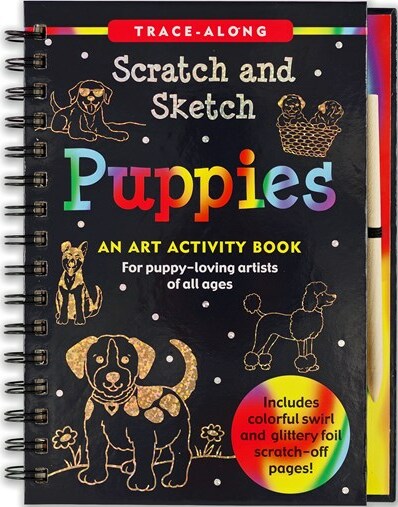 Scratch & Sketch Puppies (Trace-Along)